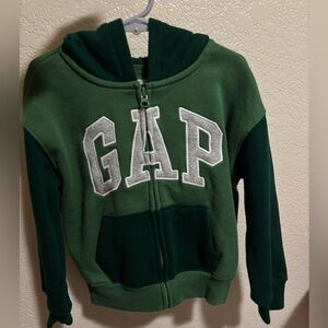 GAP Kids Two-Tone Green Hoodie